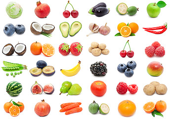 Image showing Fruits and Vegetables