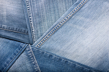 Image showing Jeans texture