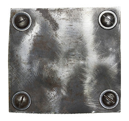 Image showing Metal plate