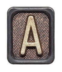 Image showing Button alphabet