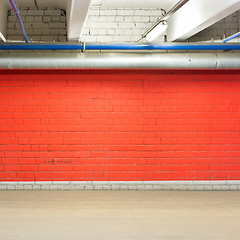 Image showing Parking wall