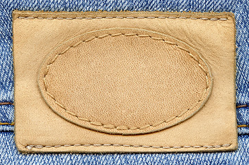 Image showing Jeans label