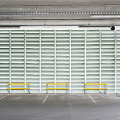 Image showing Parking wall