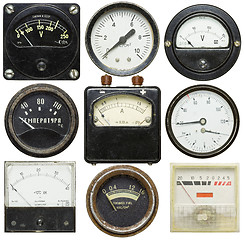 Image showing Old gauges