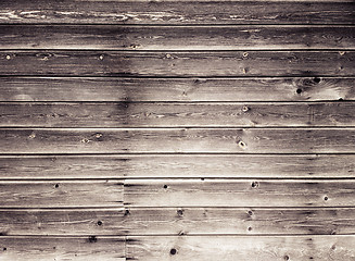 Image showing Wooden wall