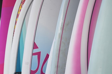 Image showing Surfboards