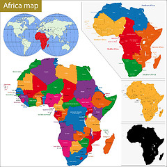 Image showing Africa map