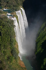 Image showing Tamul waterfall in Huasteca, Mexico