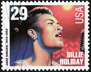 Image showing Billie Holiday Stamp