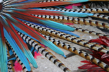 Image showing Indian feathers, Mexico