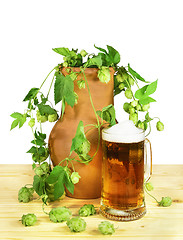 Image showing Beer still life