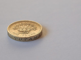 Image showing British pound coin