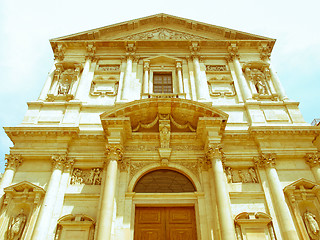 Image showing Retro looking San Fedele church, Milan