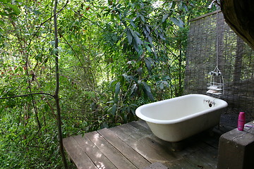 Image showing Mexican jungle bath