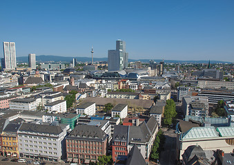 Image showing Aerial view of Frankfurt