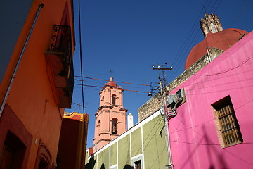 Image showing Colonial buildings in Guanajuato, Mexico