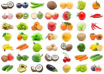 Image showing Fruits and Vegetables