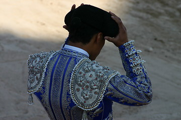 Image showing Young bullfighter in San Miguel de Allende, Mexico