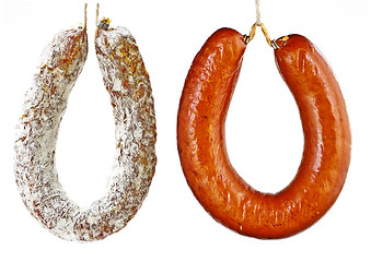 Image showing Krakauer aus Polen und franz?sische Salami