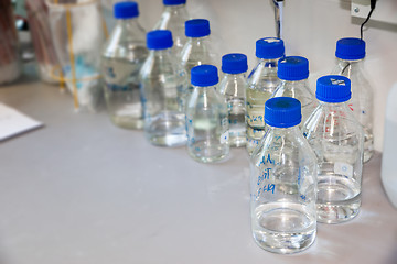 Image showing laboratory bottles