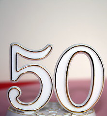 Image showing 50th sign
