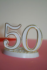 Image showing 50th sign