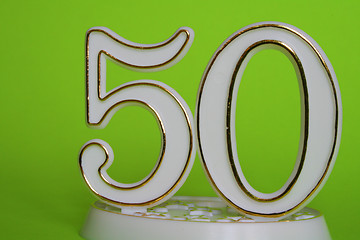 Image showing 50th sign