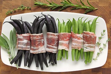 Image showing Beans and bacon