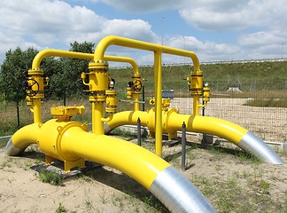 Image showing Gas pipe