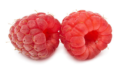 Image showing Fresh raspberries