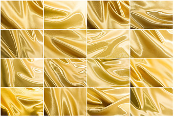 Image showing Golden silk