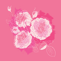 Image showing Decorative floral background.