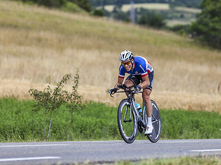 Image showing The Cyclist Sylvain Chavanel