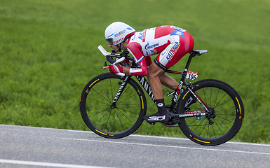 Image showing The Cyclist Daniel Moreno Fernandez