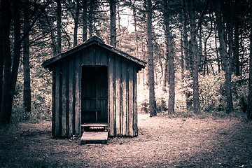 Image showing Spooky cabin