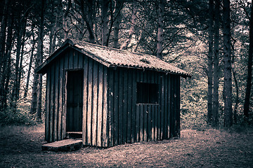 Image showing Spooky cabin