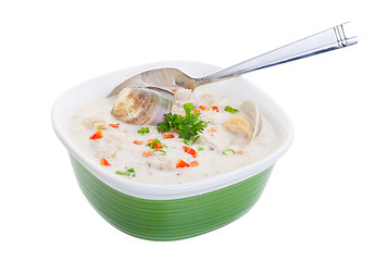 Image showing Clam Chowder Soup