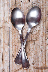 Image showing two teaspoons 