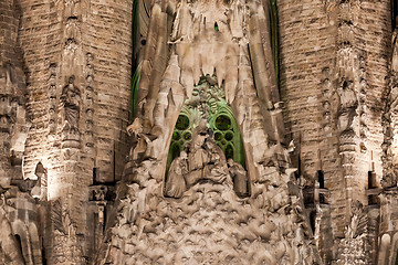 Image showing Sagrada Familia in Barcelona