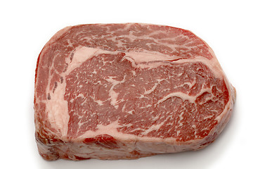 Image showing Wagyu ribeye high angle