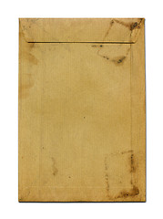 Image showing Old grunge brown paper envelope