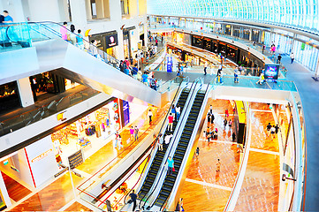 Image showing Marina Bay shopping mall