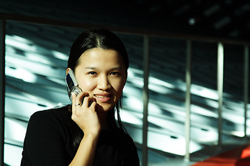 Image showing Businesswoman on the phone