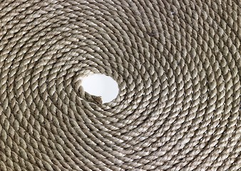 Image showing rolled rope detail