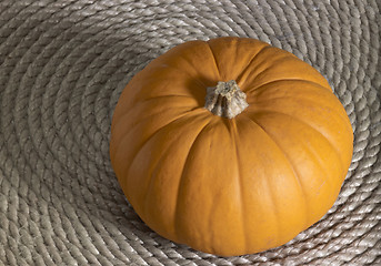 Image showing pumpkin and rope