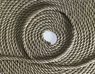 Image showing rolled rope