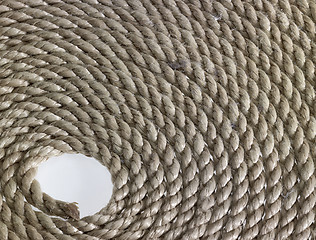 Image showing rolled rope detail