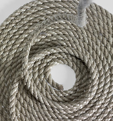 Image showing rolled rope