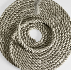 Image showing rolled rope