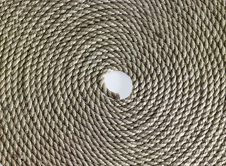 Image showing rolled rope